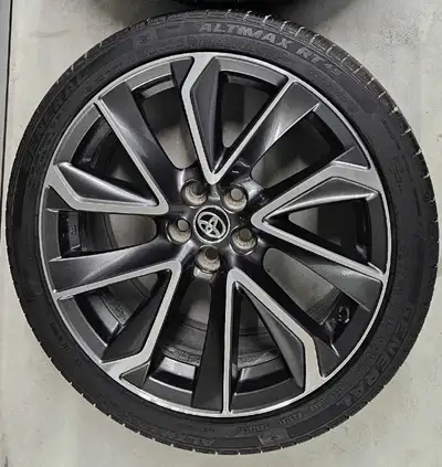 Off from toyota corolla SE 2023 4 rims and All-Season tires bolt pattern 5x100