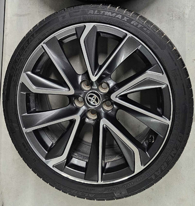 Toyota corolla OEM rims and All Season Tires 225/40R18 in Tires & Rims in Markham / York Region