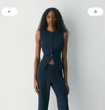 Aritzia Regal Vest - Crepette, View more