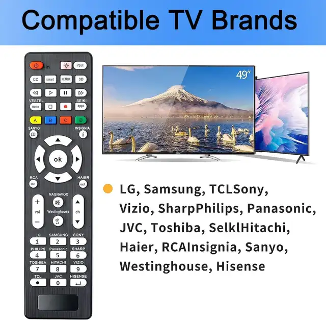 Universal TV Remote for Samsung,LG, Sony, Sharp, Vizio, Philips in Video & TV Accessories in Hamilton - Image 7