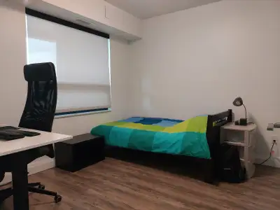 Rent: $680/month + Hydro Address: 460B Belmont Ave W Bedroom and personal bathroom sublet available...