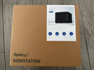 Synology DS920+ NAS w/ 8GB RAM and 1TB SSD upgrades, View more