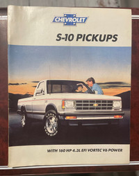 1989 Chevy S-10 Brochure