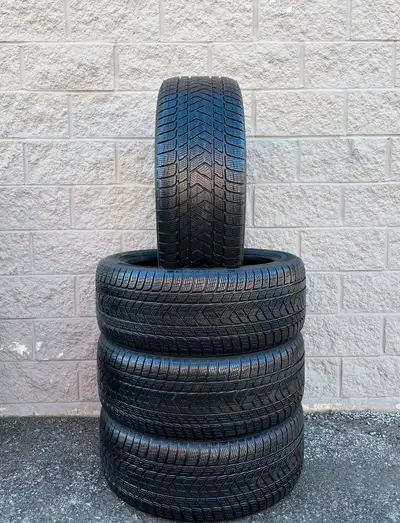 Winter / Snow Pirelli Scorpion 22” Tires. 4x 275 40 22 (90%). Fits: Land Rover Range Rover Sport SVR...