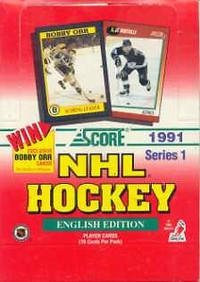 1991-92 SCORE … CANADIAN … SERIES 1 … BOX … possible ORR insert