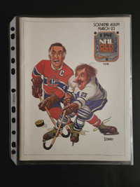 VINTAGE 1980 NHL OLDTIMERS SOUVENIR ALBUM PROGRAM