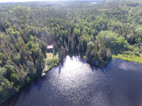 33 Acres Waterfront With Cabin