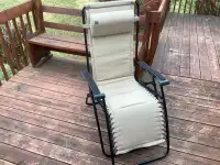 Chaise inclinable pour patio/terrasse