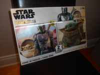 2-Pack Star Wars The Mandalorian 3D 500-Pce Puzzles; New, Sealed