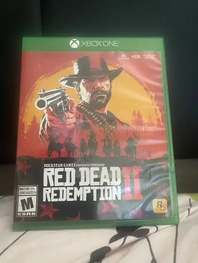 Red Dead Redemption 2 for Xbox One. Includes two discs for play.