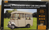 Brand New 4 sided Enclosure for Golf Cart (Universal Fit)