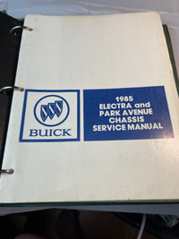 VINTAGE 85 BUICK ELECTRA PARK AVE CHASSIS SERVICE MANUAL #M01484