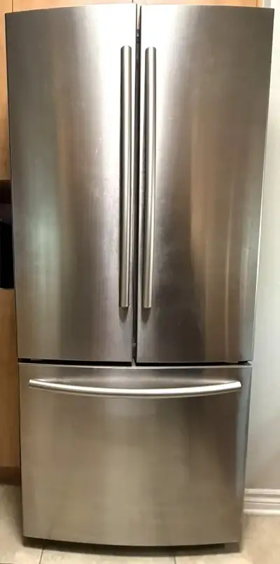 Samsung Stainless Steel French Door Refrigerator-Great Condition, View more