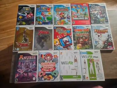 jeux nintendo wii   (prix varié), View more