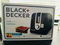 Black+Decker 2 slice toaster