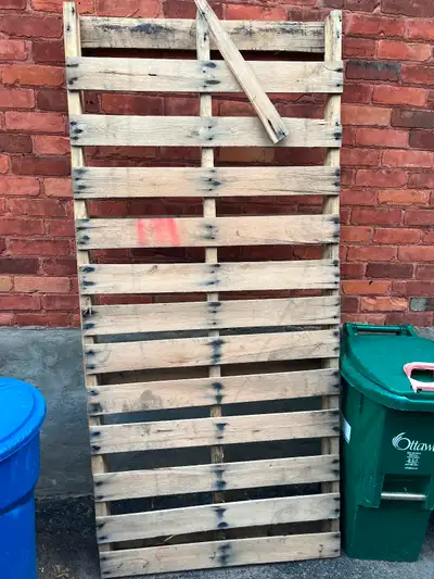 Free wood pallet, View more