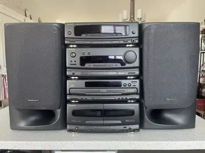 Technics Stereo Tuner Amplifier Cassette 3CD Complete Made Japan, View more
