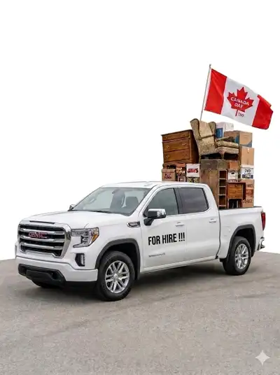 Truck for hire. Hourly or by the load., View more