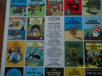 Bandes dessinées:  Tintin,   Lucky Luke,  Boule et Bill