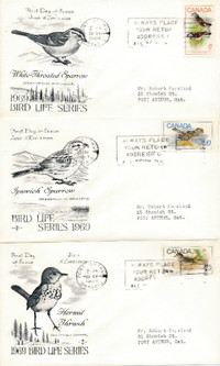 Stamp Collecting - Canada FDC 496-8