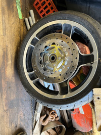 Harley front rim and discs