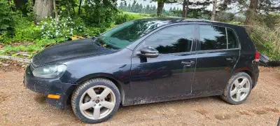 2013 VW golf 2.5 5 speed manual Runs and drives, don't know what it will need for safety