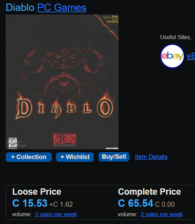 PC, Diablo, I have hundreds of video games here!, View more