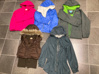 youth size L(14/16) or ladies size XS/S jackets/snowpants, boots