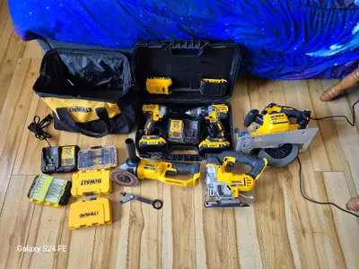 $650 large lot of DEWALT CORDLESS TOOLS, View more