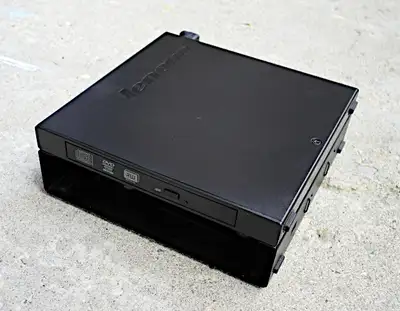Lenovo ThinkCentre Tiny VESA Mount + Slim USB CD DVD Burner, View more