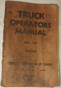 DH-FP Chrysler Truck Manual
