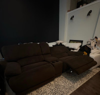  Oversized electric reclining  sofa