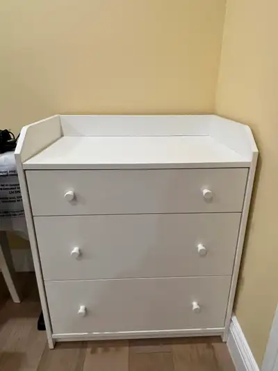Ikea - Hauga 3-drawer chest, White, View more