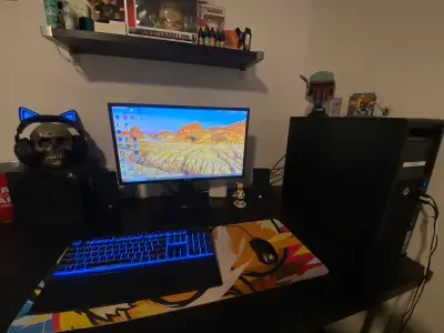 gaming pc ordinateur avec accessoires , View more