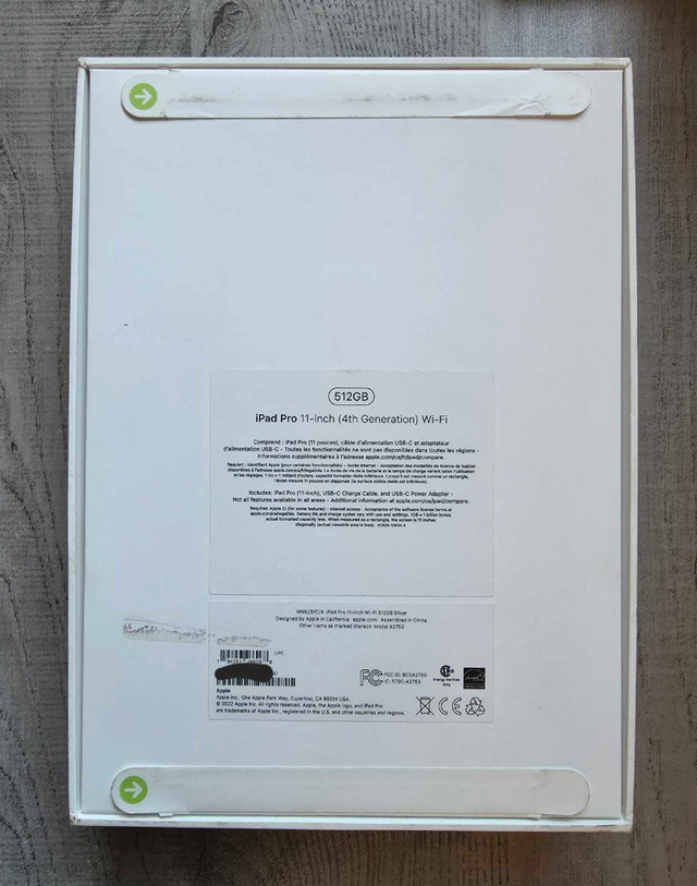 iPad Pro 4th Generation (Brand New/Sealed) 512 GB. in iPads & Tablets in Winnipeg - Image 2