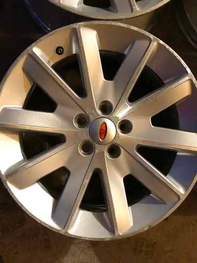 Set of 4 alloy rims. Size: 18"x8", Bolt Pattern: 5x114.3, Offset: 44, Hub Bore: 63.4. Note: These ca...
