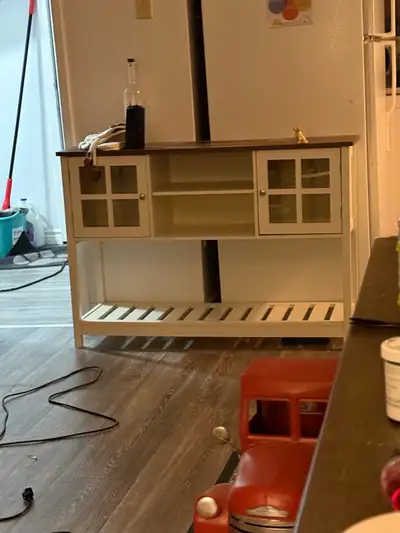 This buffet side table is great for adding extra storage and surface space to your dining area or ki...