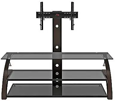 Baltic 3-in-1 TV Stand for 36 - 75 TVs - Espresso Can't decide between a stand or wall mount for you...