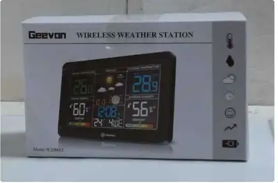 NEW Geevon Weather Station Wireless Indoor/Outdoor Thermometer, View more