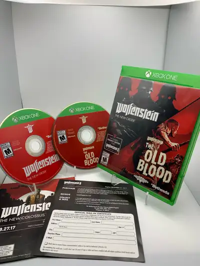 Like New - Wolfenstein New Order & New Blood (Xbox One), View more