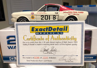 1:18 ExactDetail 1965 Shelby R-Model  GT350 Ford Mustang 