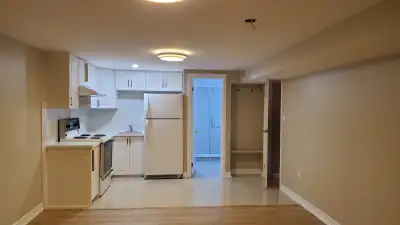 Spacious Studio Unit with separate entrance in Basement of a detached home available for lease for s...