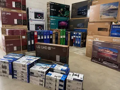 Brand New & Open Box Smart TVs + Wall Mounts | Best Deals., View more
