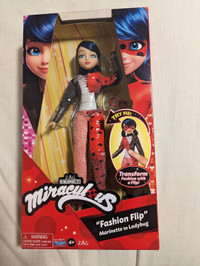 Miraculous FASHION FLIP DOLL Marinette To Ladybug Mask Zag Heroe