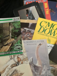 Hunting catalogues and advertisements and misc
