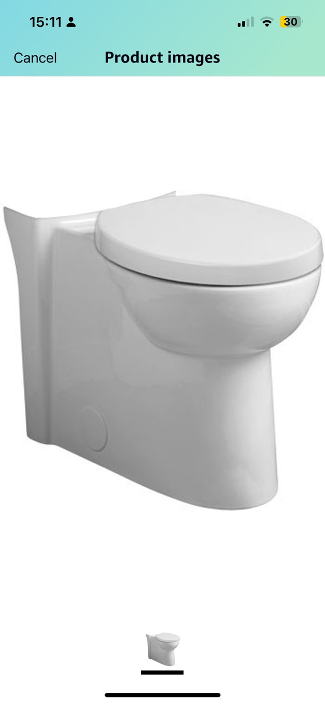 American Standard Elongated Toilet brand new in box dans Plomberie, éviers, toilettes et bains  à Ville de Montréal - Image 3