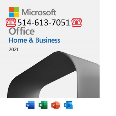 Microsoft Office Home& Business 2021 french .english