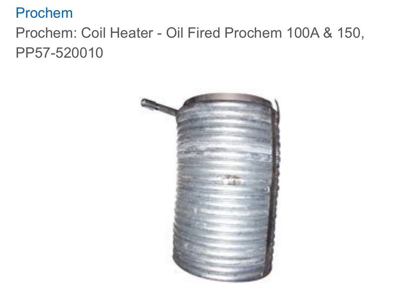 Prochem heat exchanger for sale  