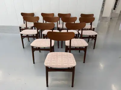 PENDING teak Danish dining chairs $140 each, View more