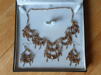 Antique Necklace and Earrings 